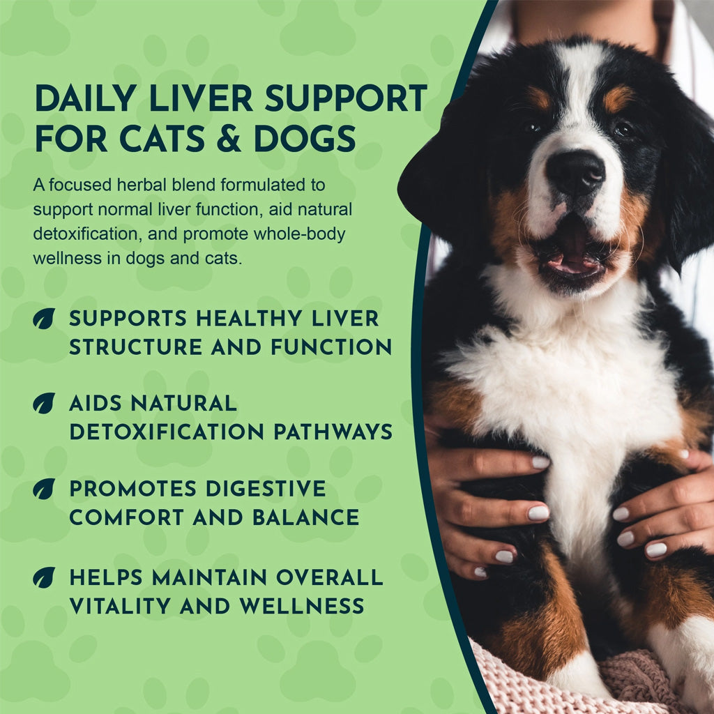 Animal Essentials Herbal Tonic Blend Liver Defense for Dogs & Cats - Dog Supplements & Vitamins 9