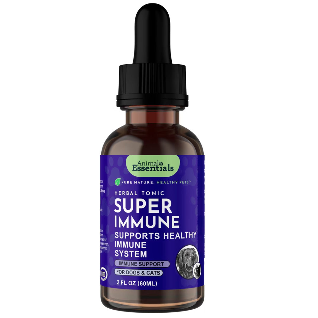 Animal Essentials Herbal Tonic Blend Super Immune Supports Healthy Immune System for Dogs & Cats - 2-oz - Dog
