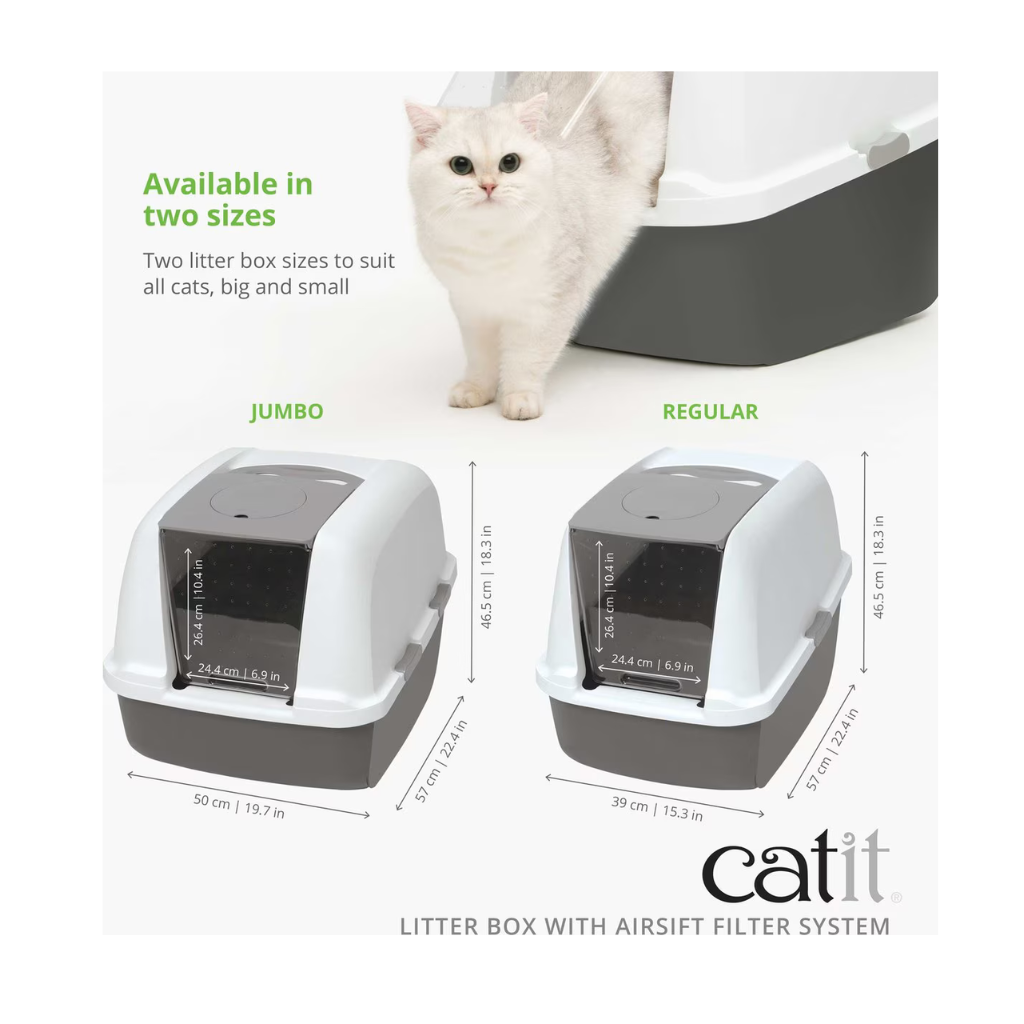 Catit SmartSift Cat Litter Box with Airsift Filter System - Cat Litter Boxes 5