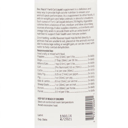 Lable with Instructions