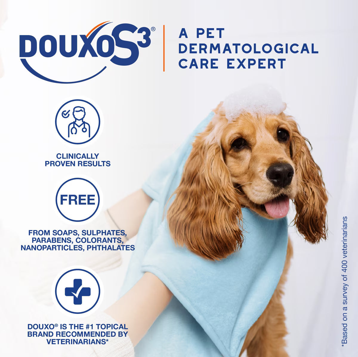 Douxo S3 PYO Antiseptic Antifungal Chlorhexidine Dog Mousse (5.1 oz) - Dog Grooming 4