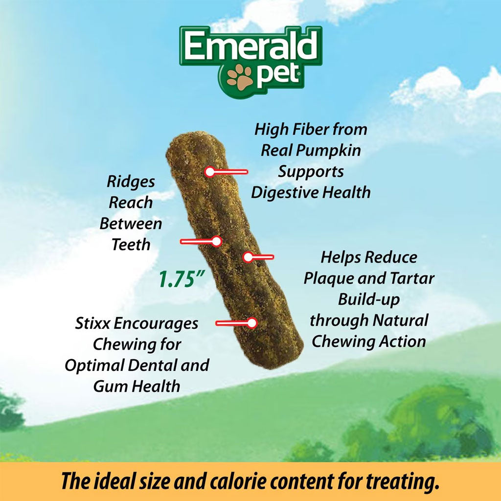 Emerald Pet Feline Dental Stixx with Tuna & Pumpkin Dental Cat Treats (3.6 oz) - Cat Dental Chews & Treats 7