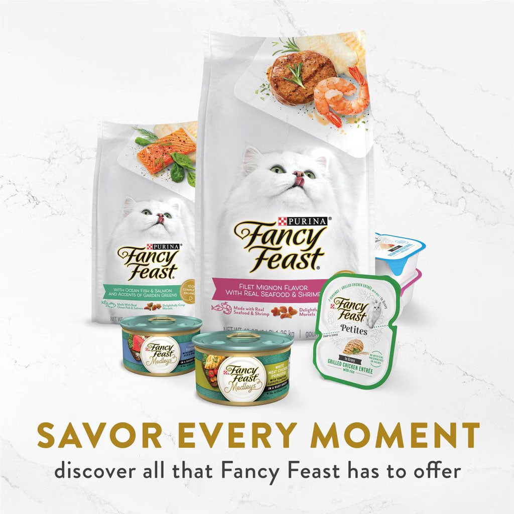 Fancy Feast Appetizers Light Meat Tuna with a Scallop Topper Lickable Cat Treats
