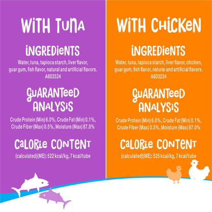 Friskies lil’ Lickables Tuna & Chicken Variety Pack Lickable Cat Treats (10 ct) - Cat Treats 8