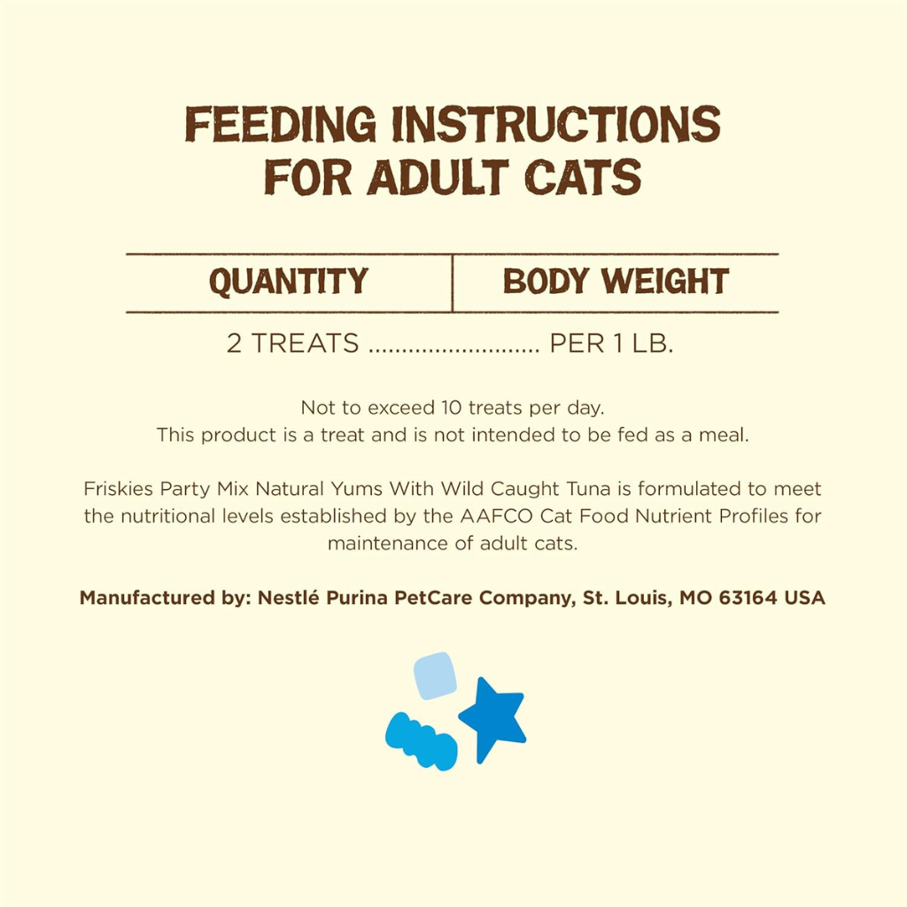 Friskies Party Mix Natural Yums Wild Caught Tuna Cat Treats (6 oz) - Cat Treats 7