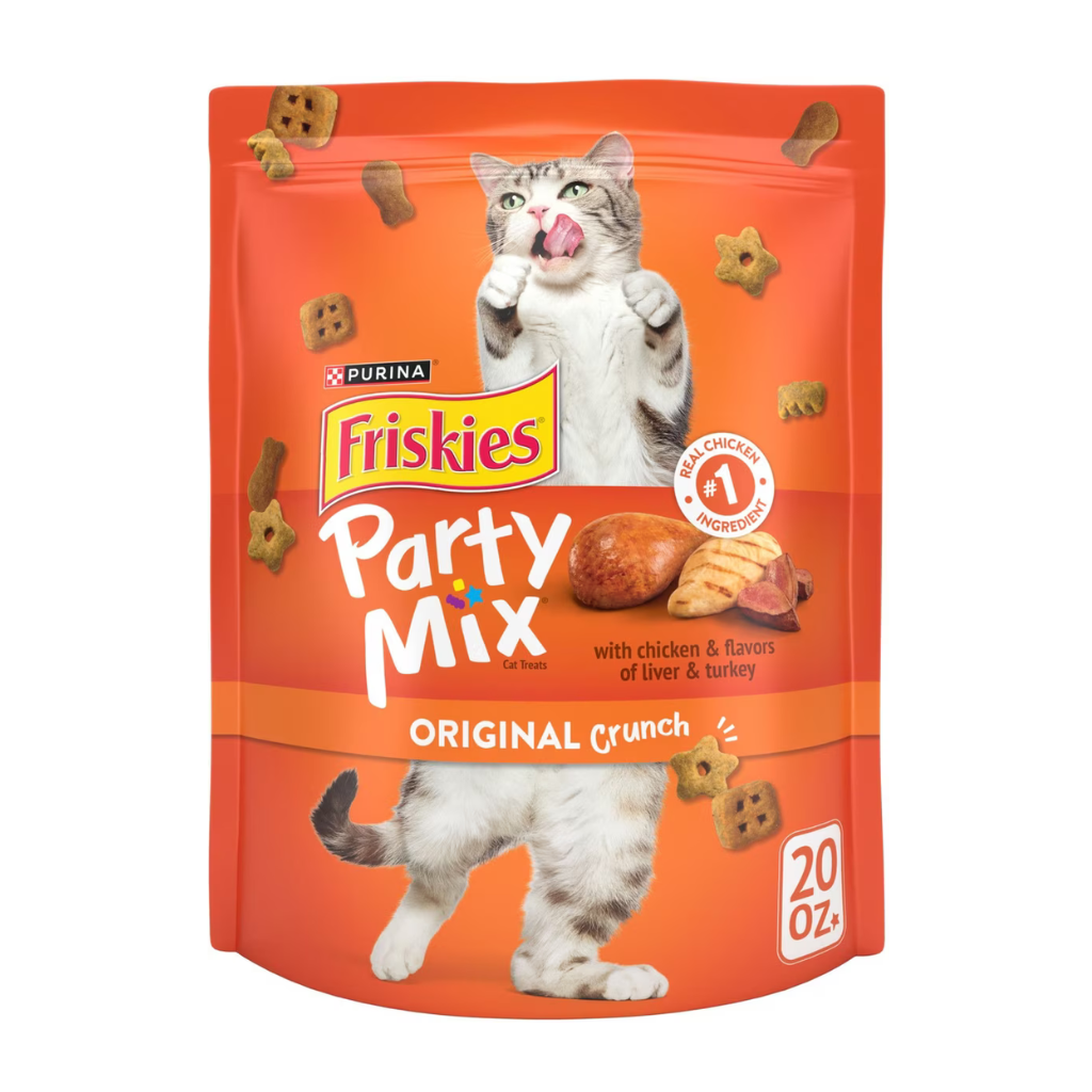 Friskies Party Mix Original Crunch Cat Treats - 20 oz - Cat Treats 10