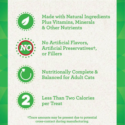 Greenies Feline SmartBites Healthy Indoor Tuna Flavor Cat Treats benefits