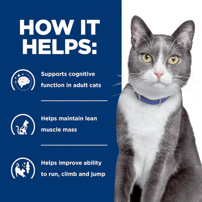 Hill’s Prescription Diet Cognitive + Mobility Brain Care + j/d Tuna & Vegetable Stew Wet Food For Cat (2.9 oz x 24 cans)