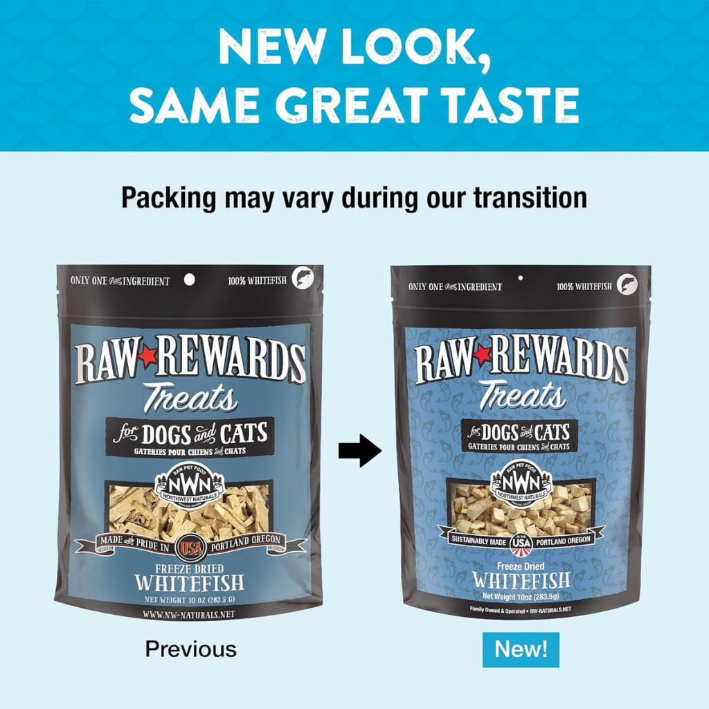 Northwest Naturals Freeze-Dried Whitefish Treats for Dogs & Cats (2.5 oz) - dog treat 9