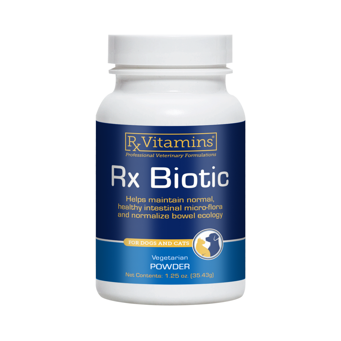 Rx Biotic Powder Digestive Supplement for Cats & Dogs - 1.25 oz bottle - Dog Supplements & Vitamins 6