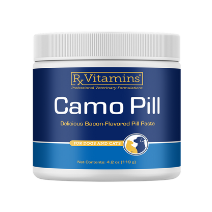 Rx Vitamins Camo Pill Bacon-Flavored Pill Paste for Dogs & Cats (4.2 oz) - Dog & Cat Supplements & Vitamins 1
