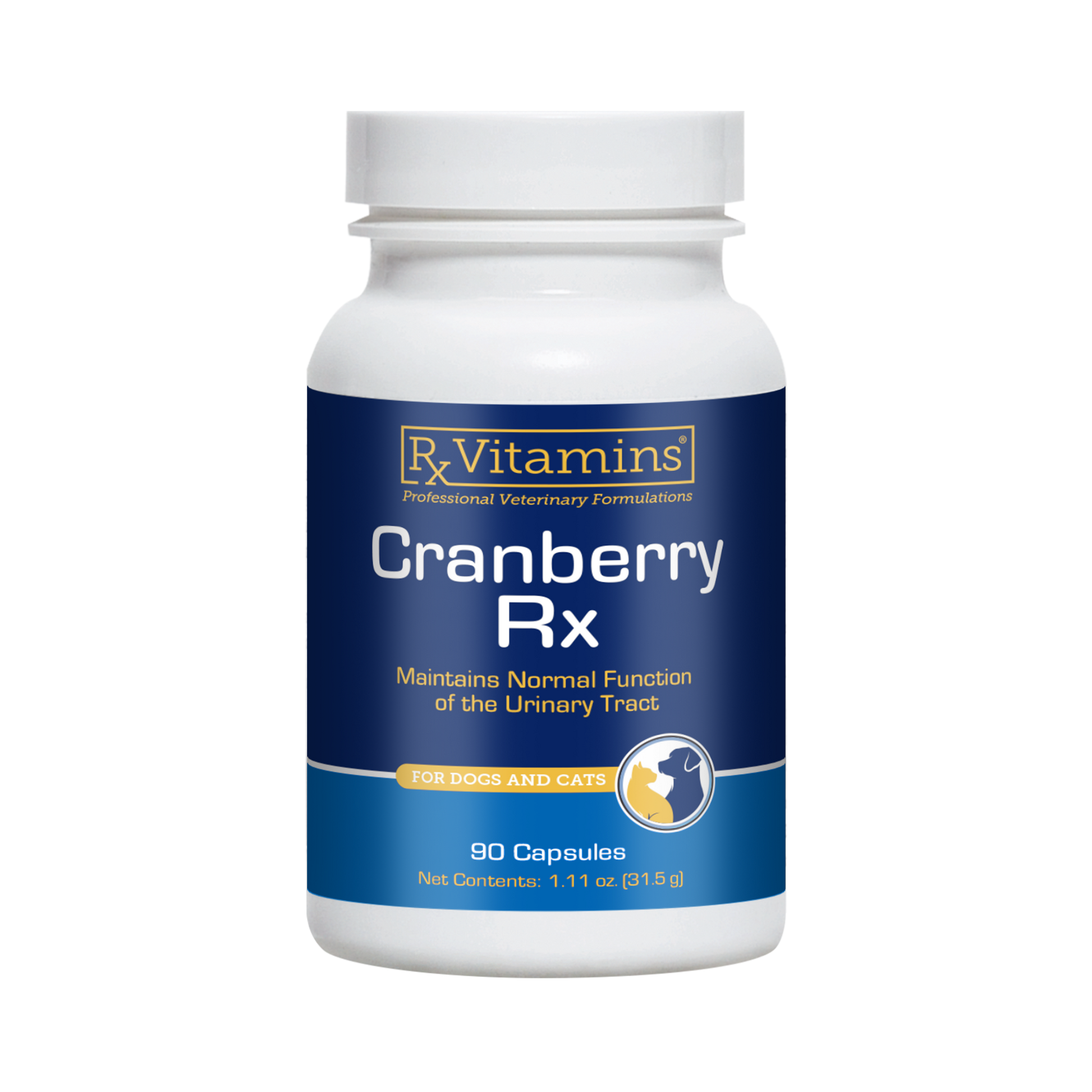 Rx Vitamins Cranberry Rx For Dogs and Cats (90 caps) - Cat and Dog & Probiotics Supplements 1