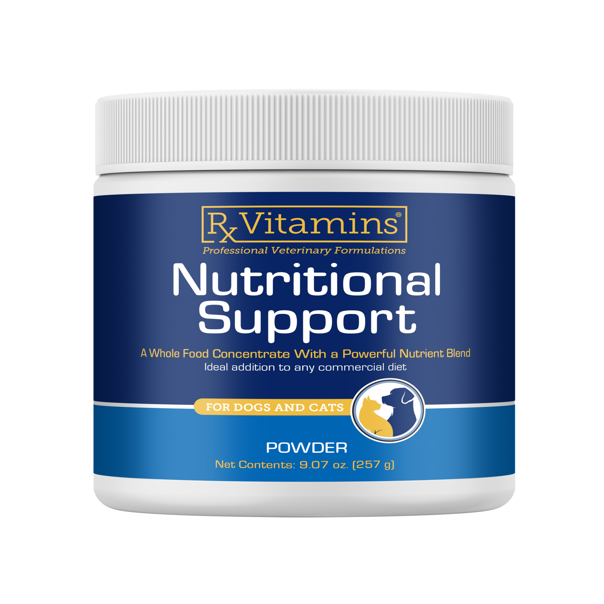 Rx Vitamins Nutritional Support Powder For Dogs & Cats (9.07 oz) - Dog & Cat Supplements & Vitamins 1