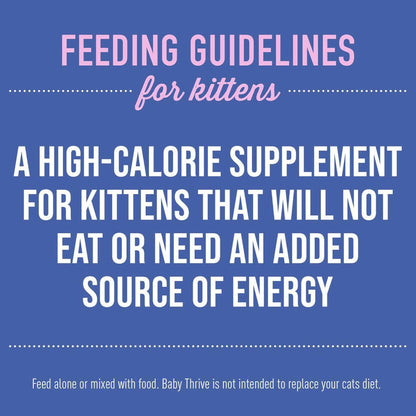 Tiki Cat Baby Thrive Chicken & Chicken Liver Grain-Free Wet Food Supplement for Kittens (0.28 oz x 20 pouches)