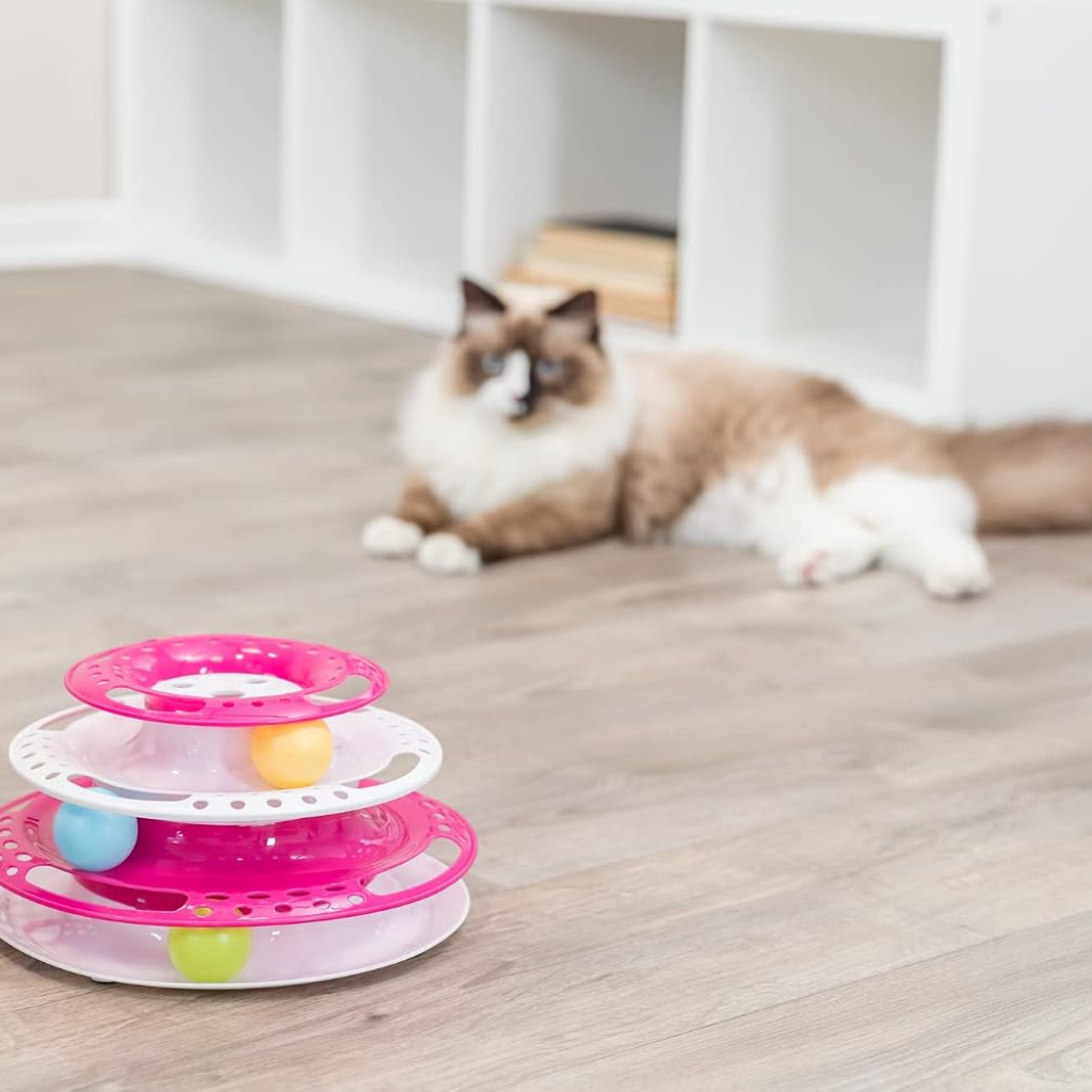Trixie Cat Catch The Balls Circle Track Cat Toy - Cat Toys 4