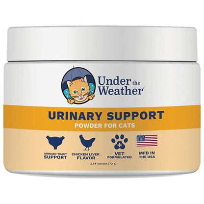 Under the Weather Urinary Support Powder for Cats 2.54-oz - Cat Digestive & Probiotics Supplements 1