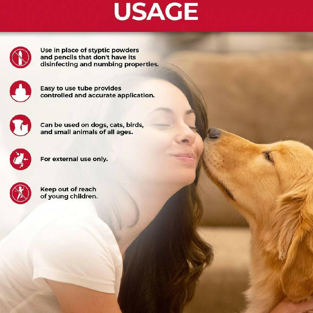 Veterinary Formula Clinical Care Fast Acting Super Clot Gel For Dogs & Cats (1 oz)