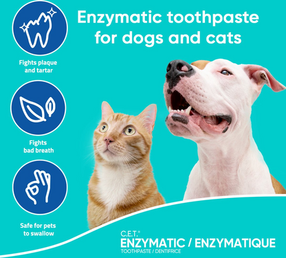 Virbac C.E.T. Enzymatic Toothpaste for Dogs & Cats 2.5 oz - Dog Dental Care 3